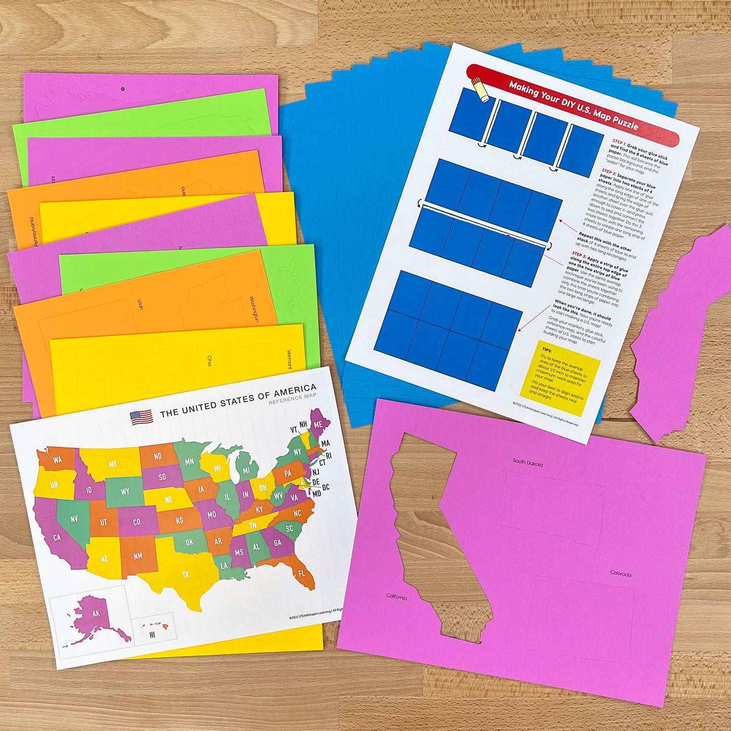 U.S. Map Puzzle