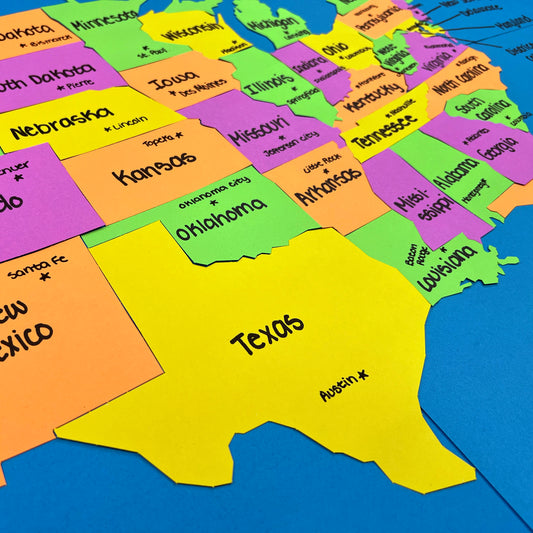 U.S. Map Puzzle